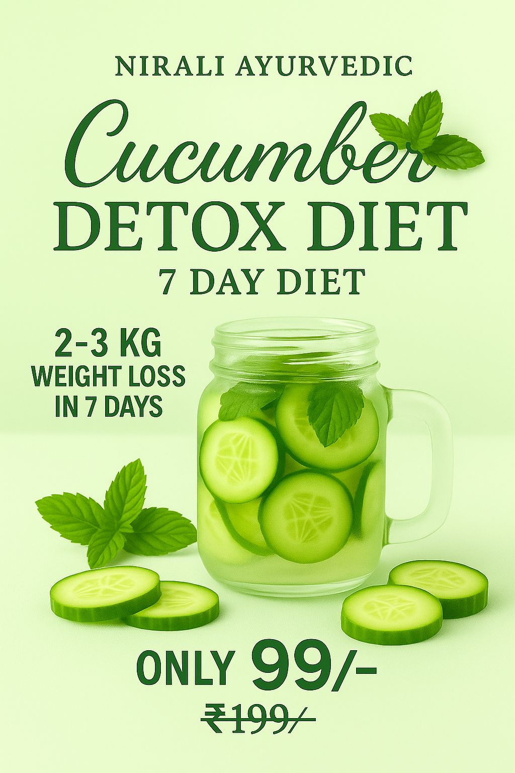 Cucumber Detox Diet For Weight Loss (PDF)